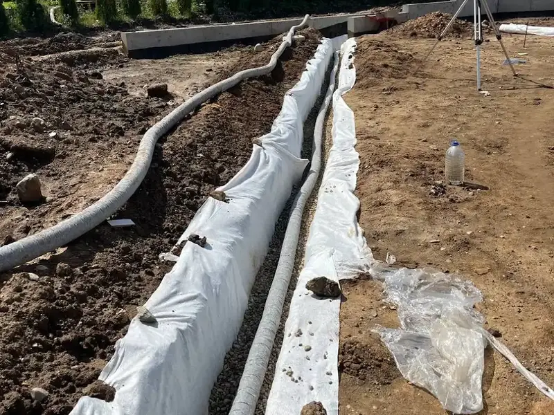 Поверхностный дренаж для отвода дождевой воды